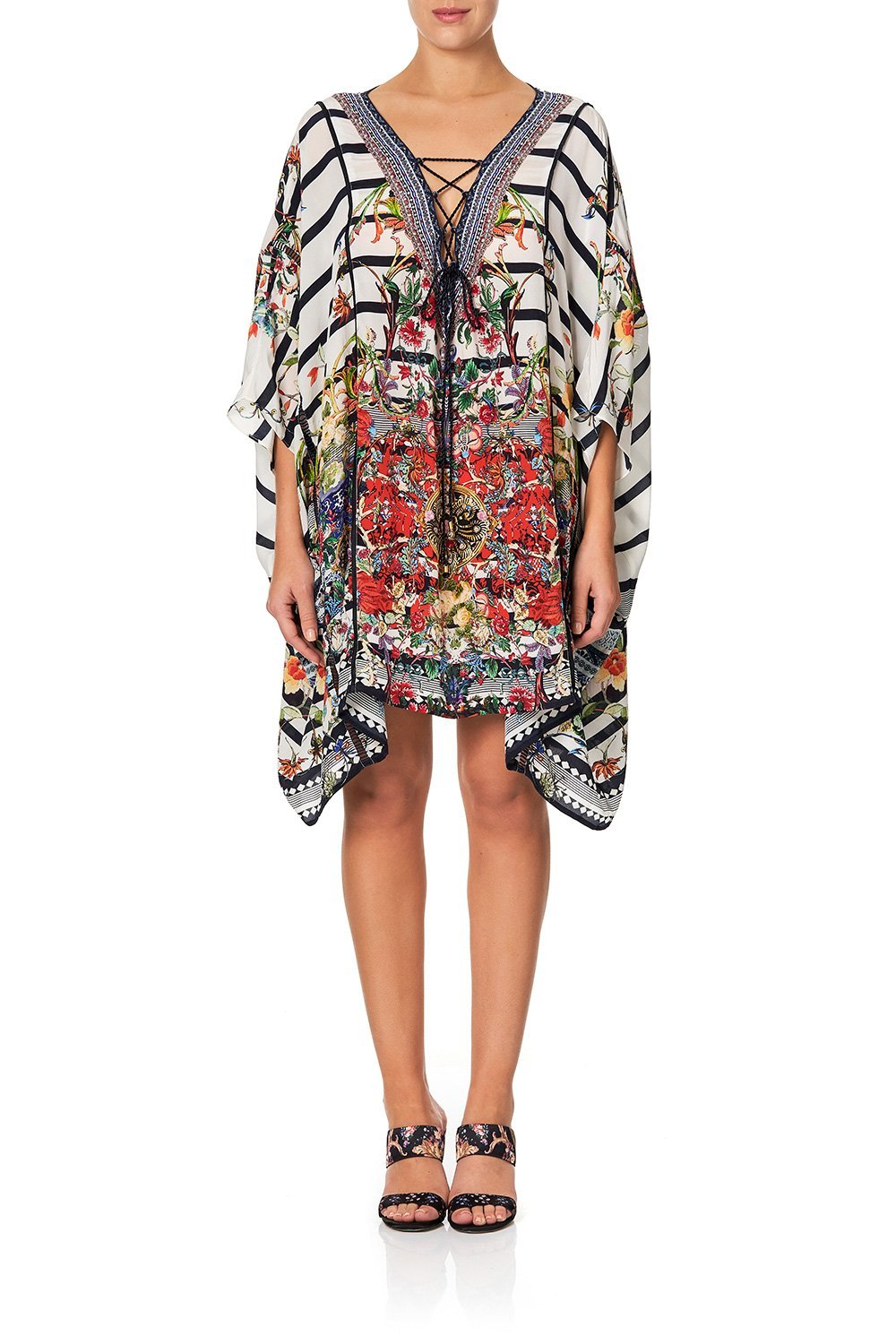 SHORT SPLICED KAFTAN JOIE DE VIVRE