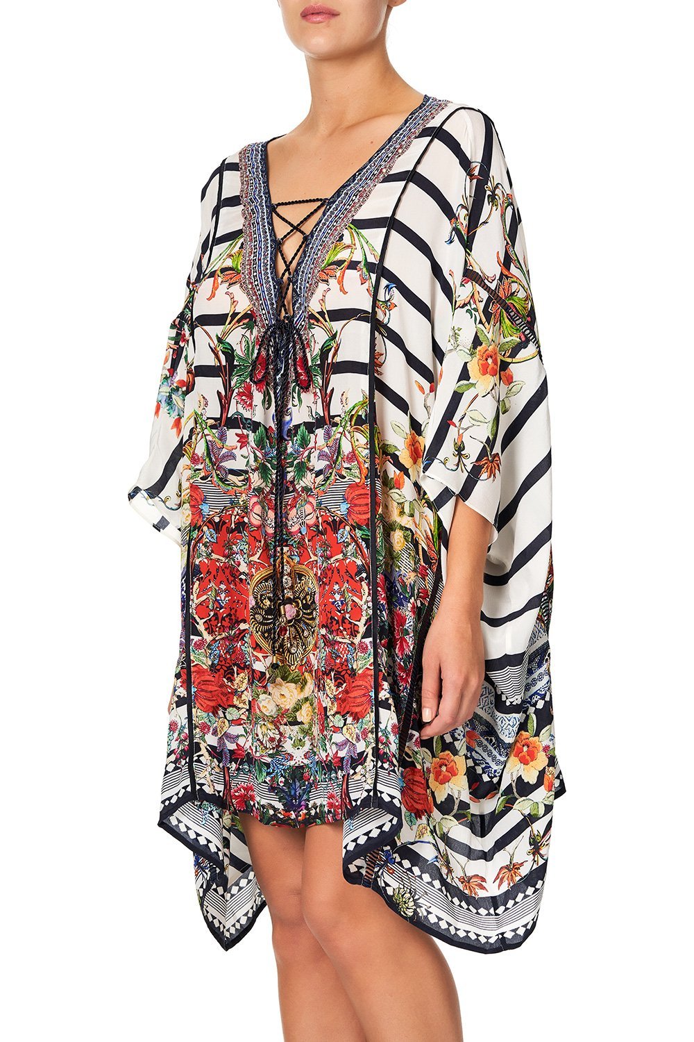 SHORT SPLICED KAFTAN JOIE DE VIVRE