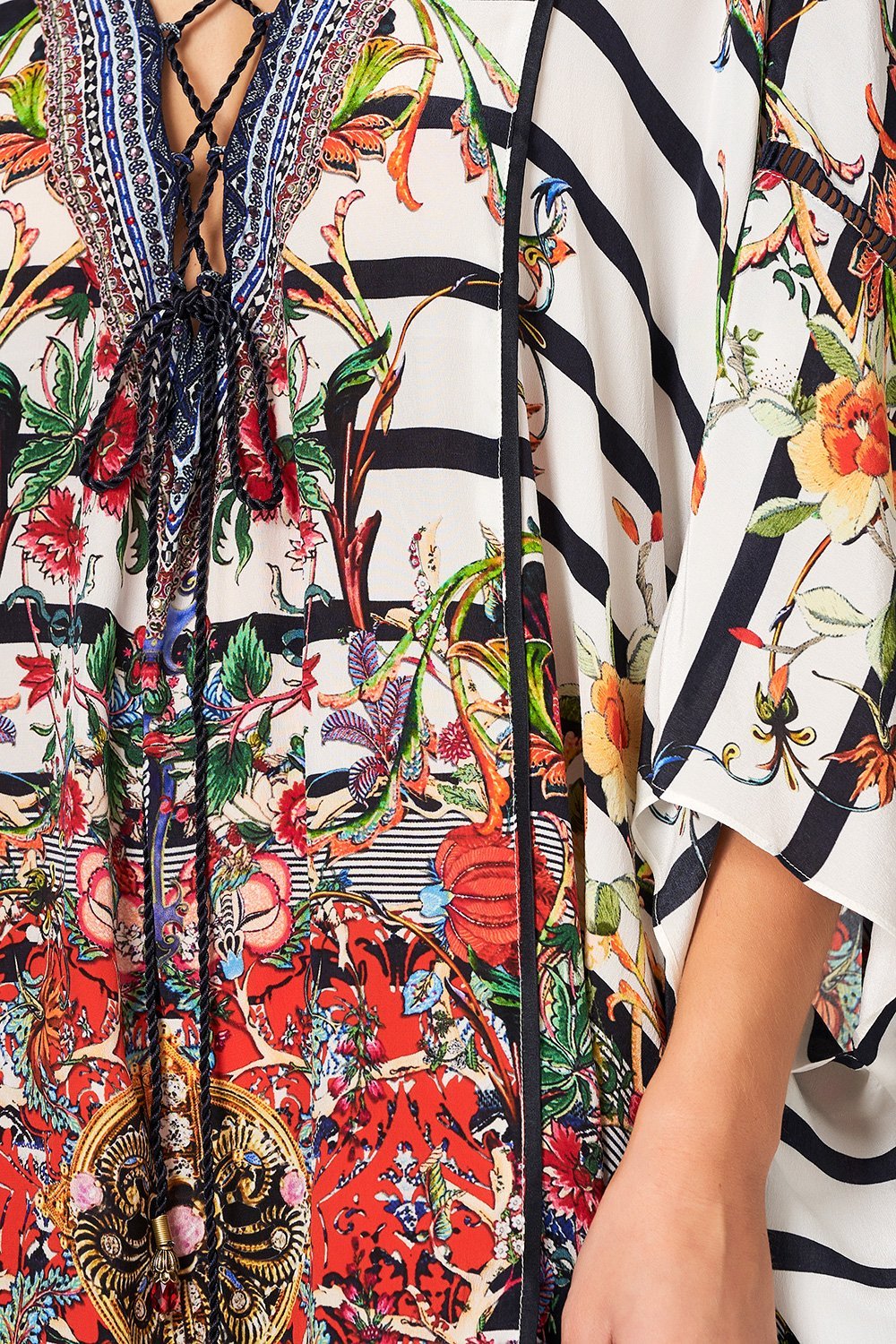 SHORT SPLICED KAFTAN JOIE DE VIVRE