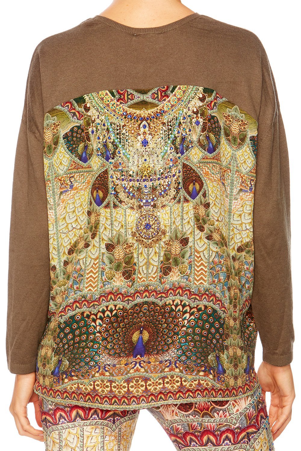 ECHOES OF ENCHANTMENT JUMPER W CONTRAST BACK