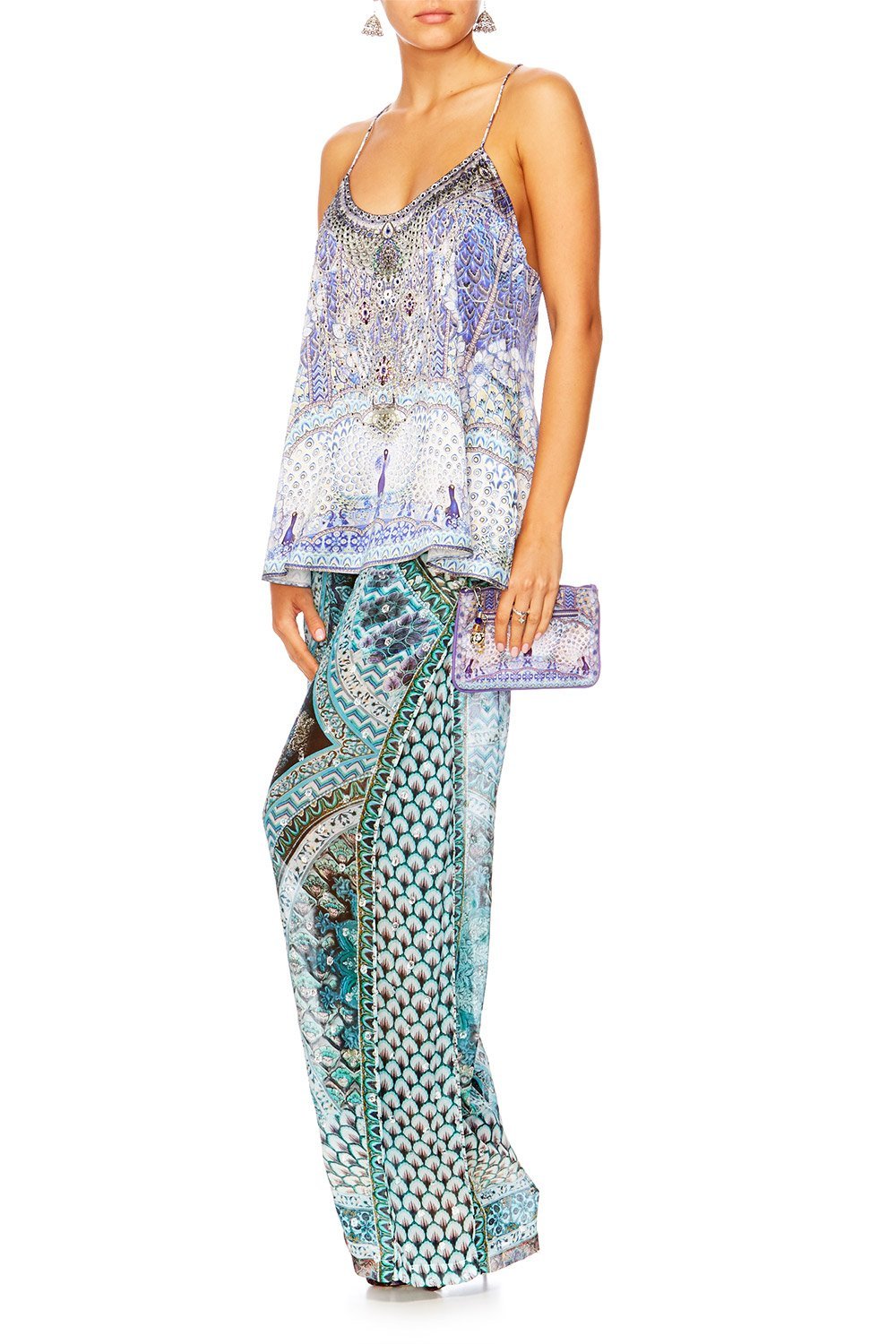 CAMILLA WINGS TO FLY T-BACK SHOESTRING TOP