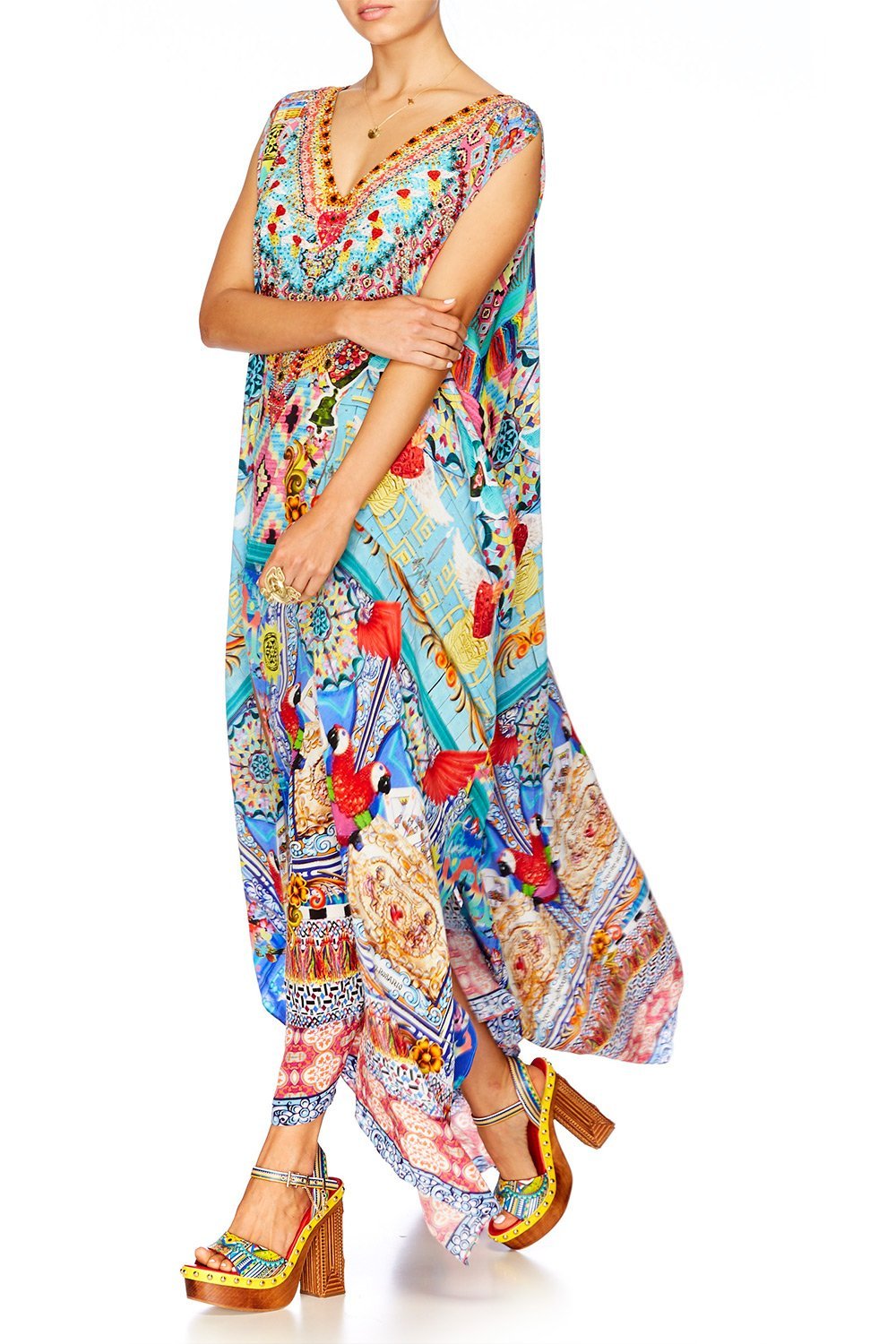 CLOSE TO MY HEART SPLIT FRONT & SLEEVE KAFTAN