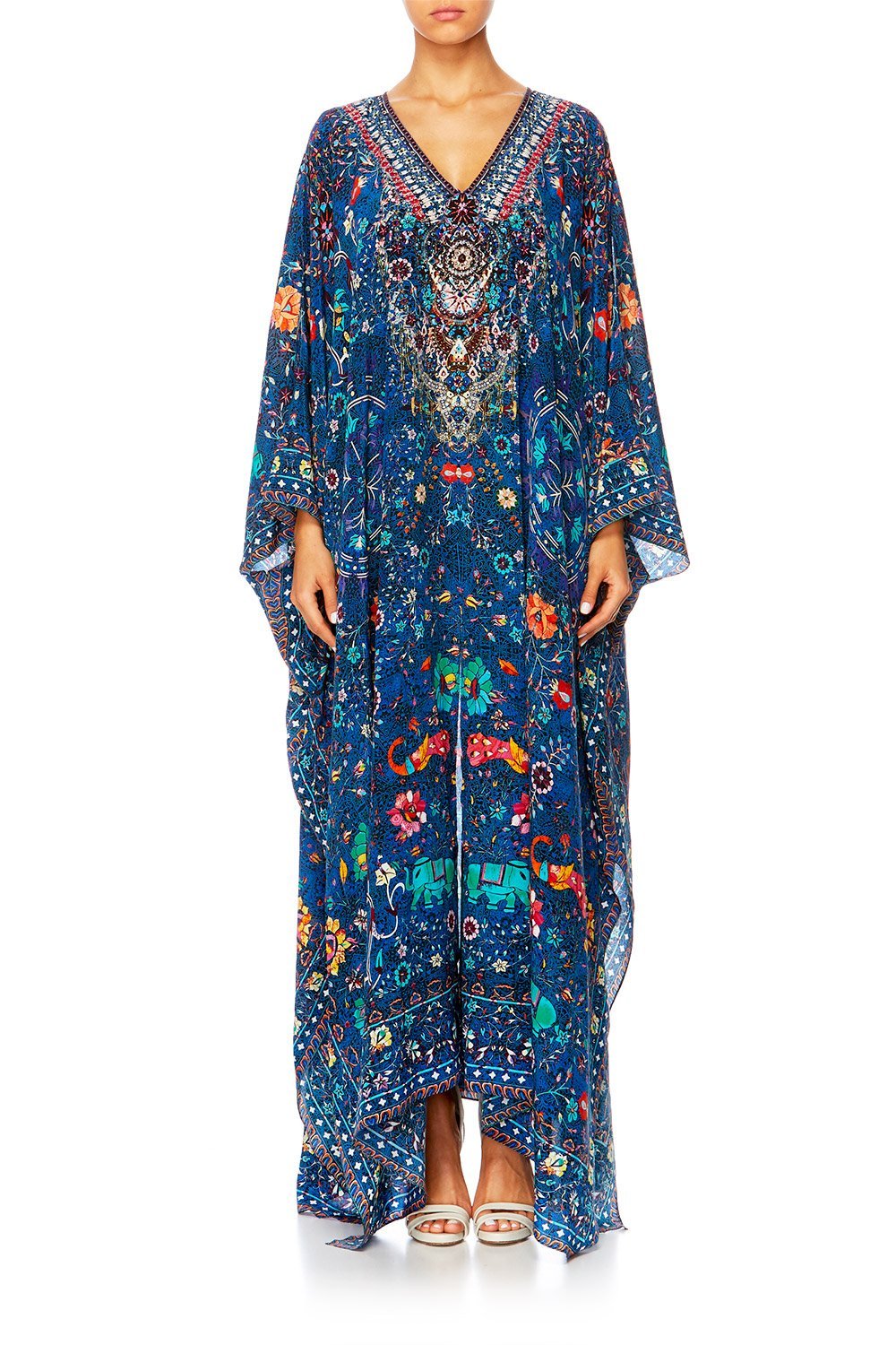 KINDNESS KALEIDOSCOPE SPLIT FRONT & SLEEVE KAFTAN