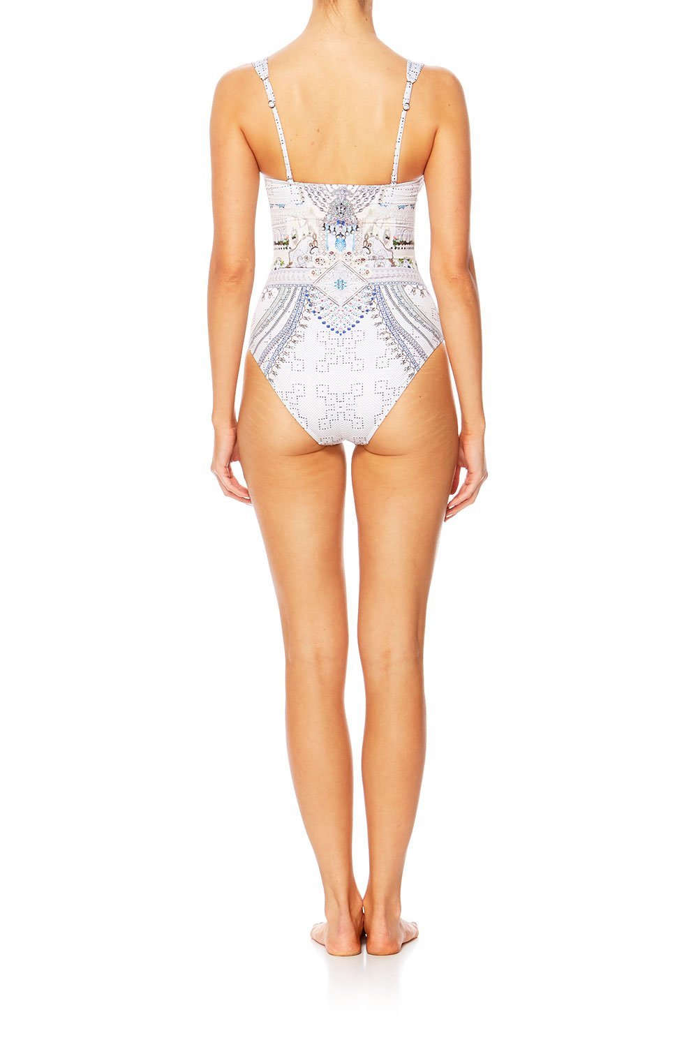 CAMILLA BREAKFAST WITH SILVIA STRAIGHT NECK ONE PIECE