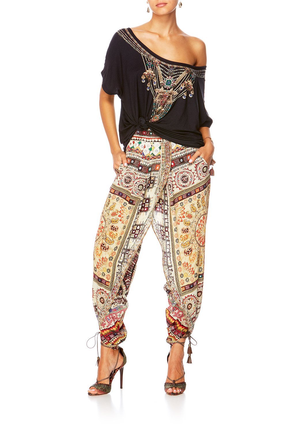 INDIANA FRANKS WRAP FRONT TROUSER