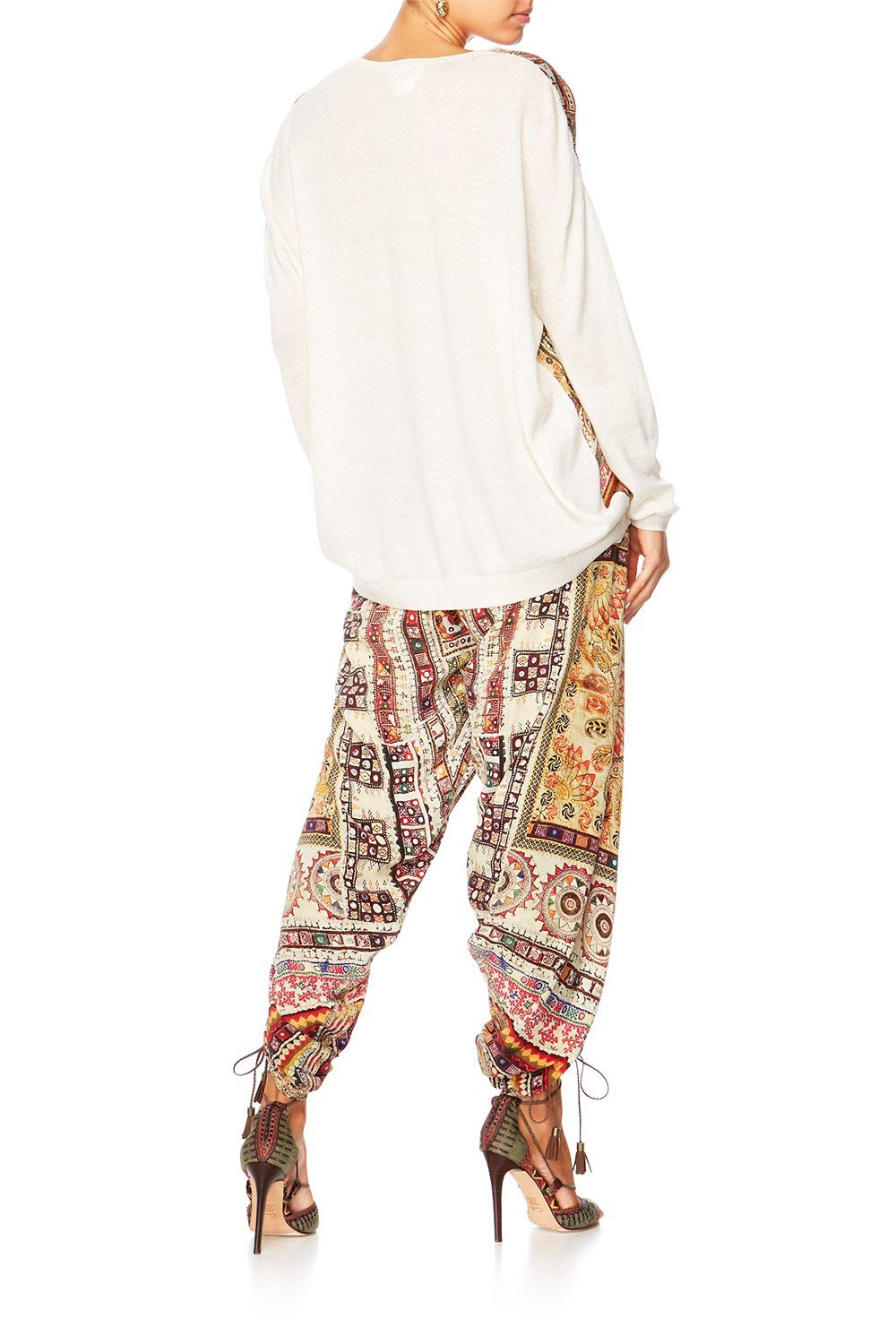 INDIANA FRANKS JUMPER W CONTRAST FRONT