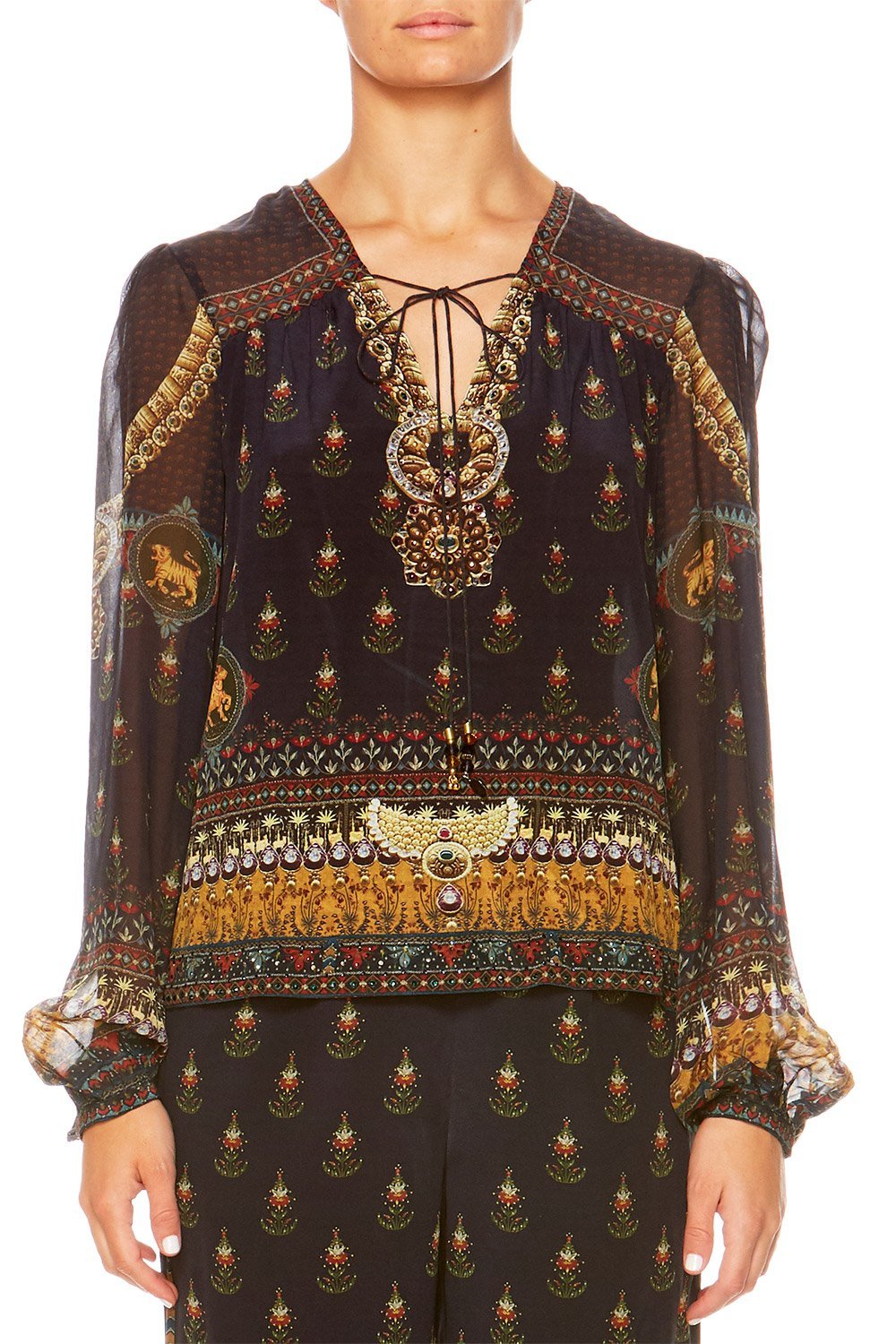 BLISS OF BOHEMIA VINTAGE BLOUSE W YOKE