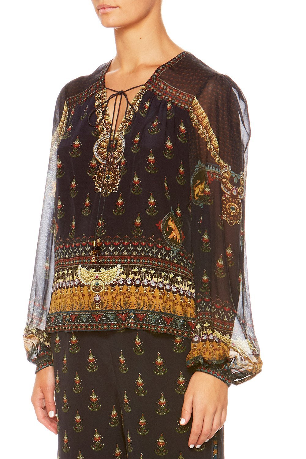 BLISS OF BOHEMIA VINTAGE BLOUSE W YOKE