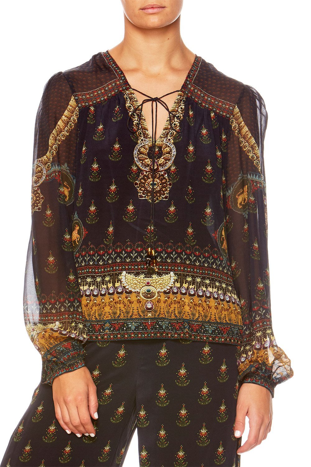 BLISS OF BOHEMIA VINTAGE BLOUSE W YOKE