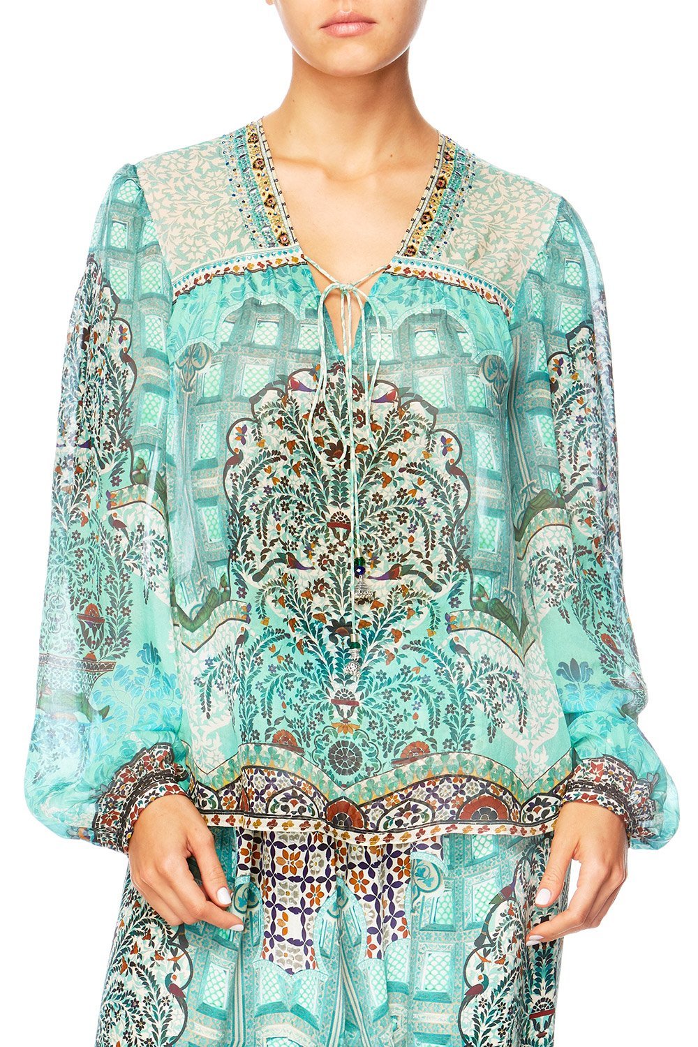 THE SPIRIT WITHIN VINTAGE BLOUSE W YOKE