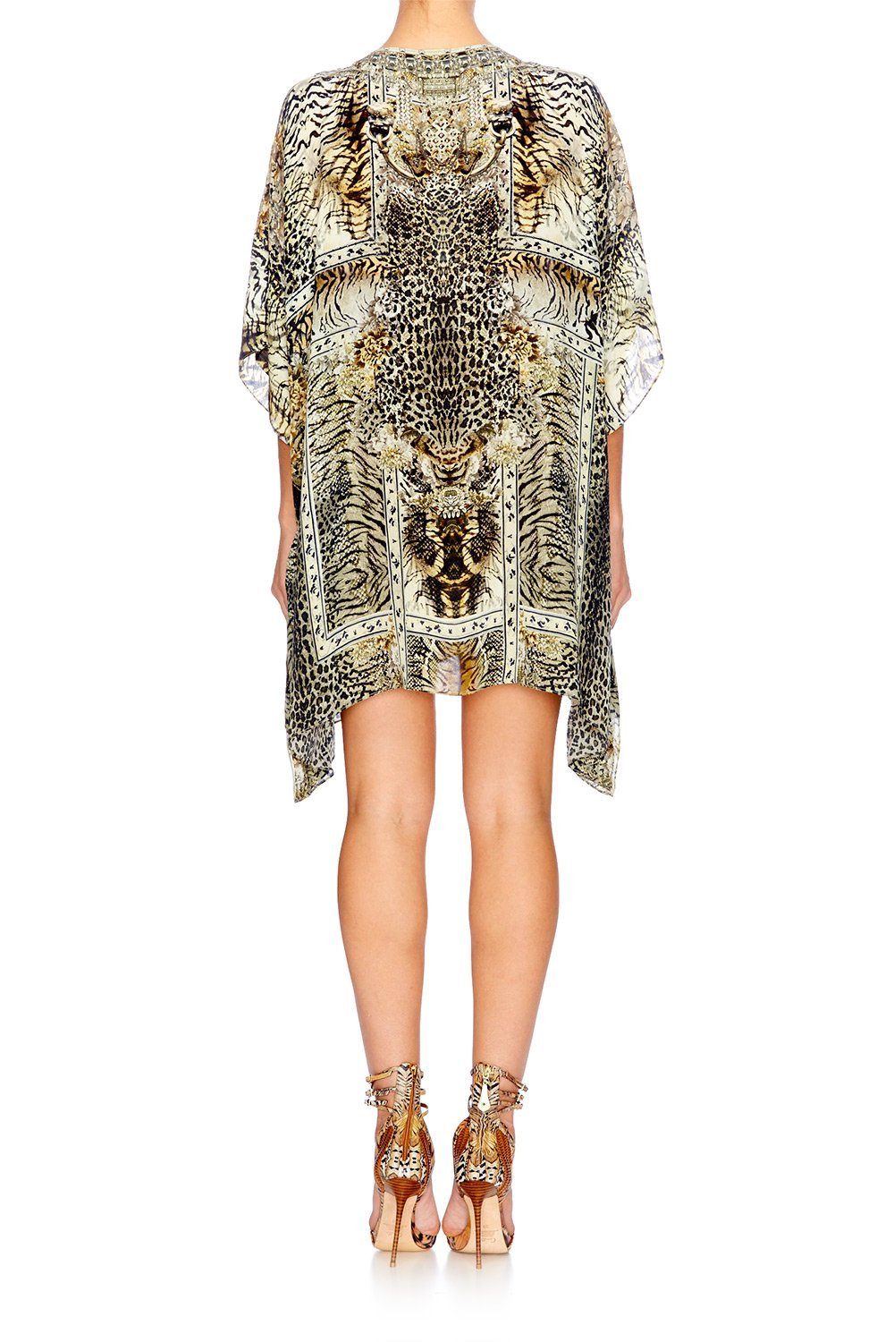 SPIRIT ANIMAL SHORT LACE UP KAFTAN