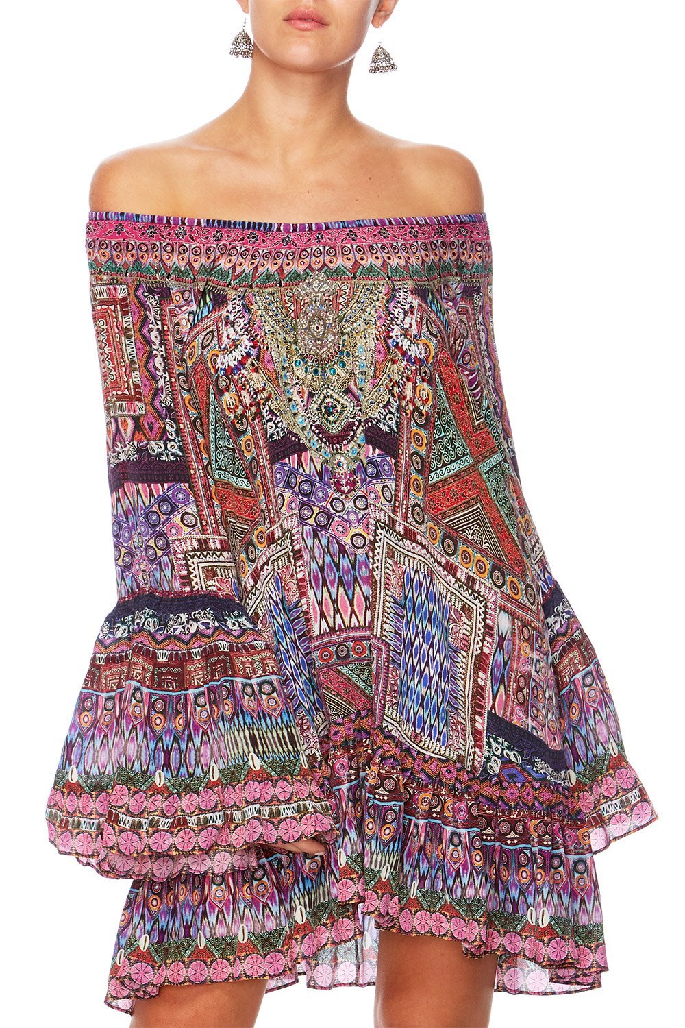 THE JAIPUR FOUR A LINE FRILL DRESS