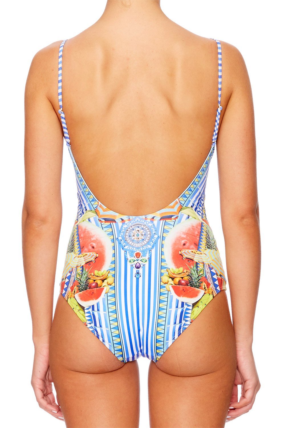 BOOK A SHADE WIRED V-NECK ONE PIECE