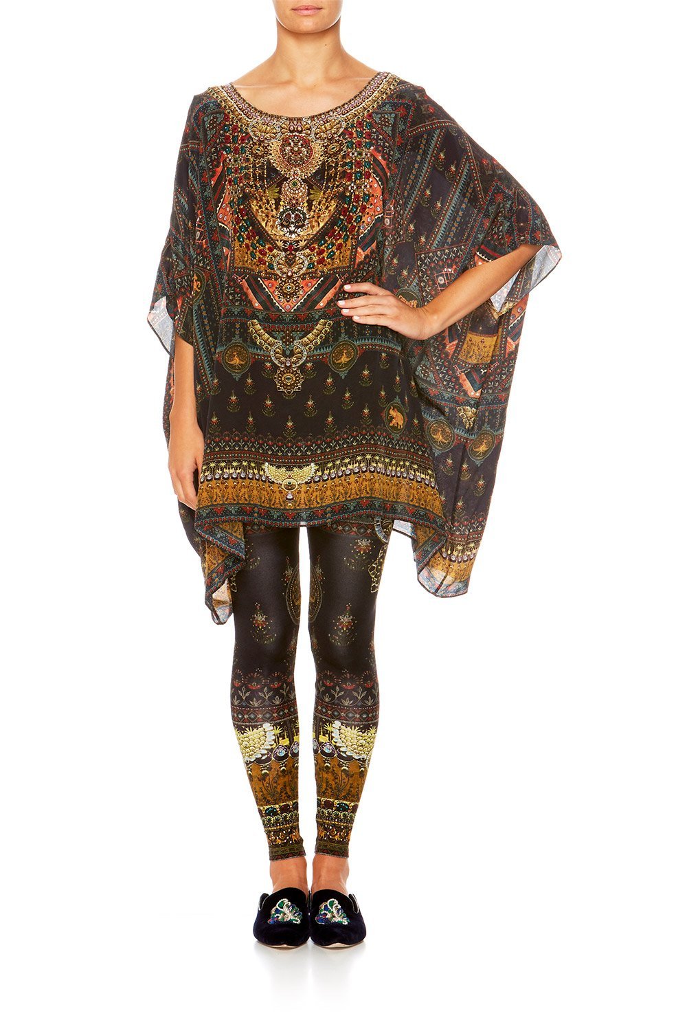 BLISS OF BOHEMIA SHORT ROUND NECK KAFTAN