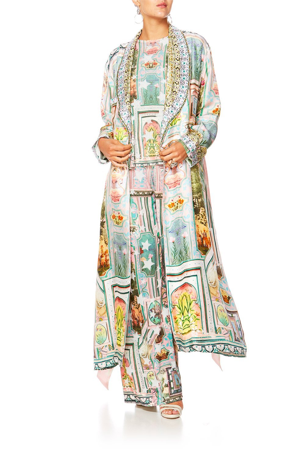 MATRIARCH MUSINGS LONG ROBE W TIE