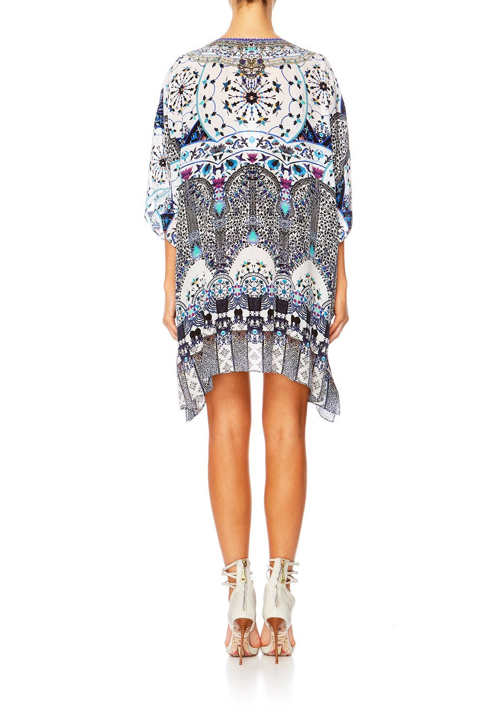 IN THE CONSTELLATIONS SHORT LACE UP KAFTAN