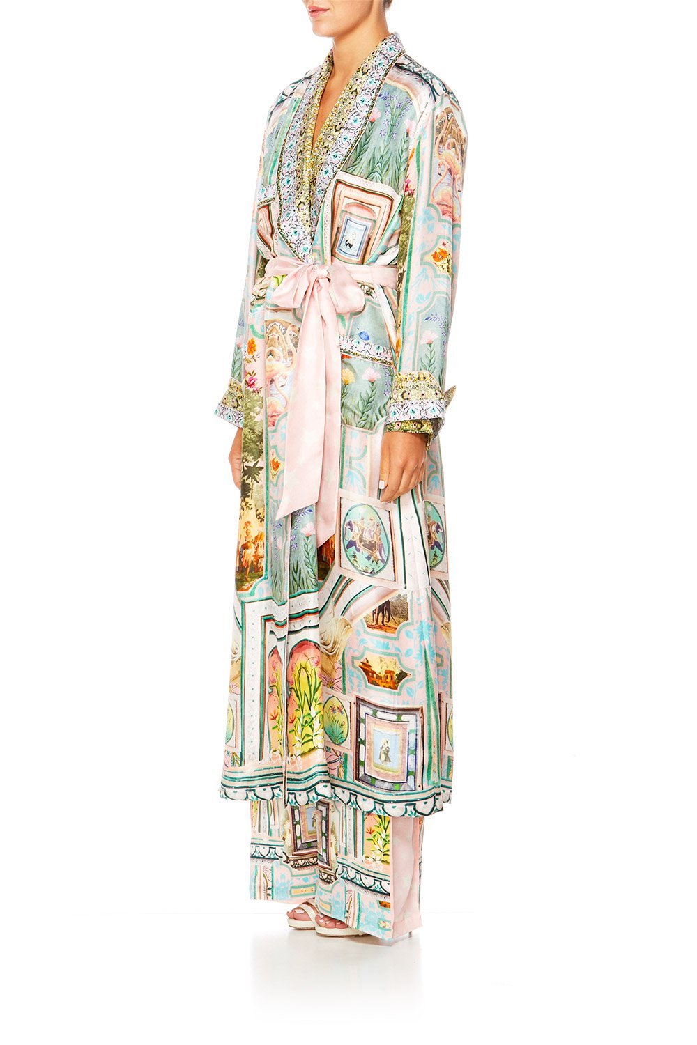 MATRIARCH MUSINGS LONG ROBE W TIE