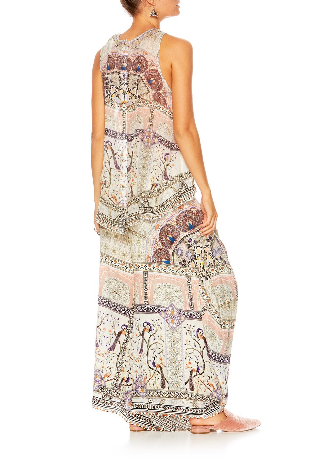 MAMA BAKSHI BUTTON BACK TOP