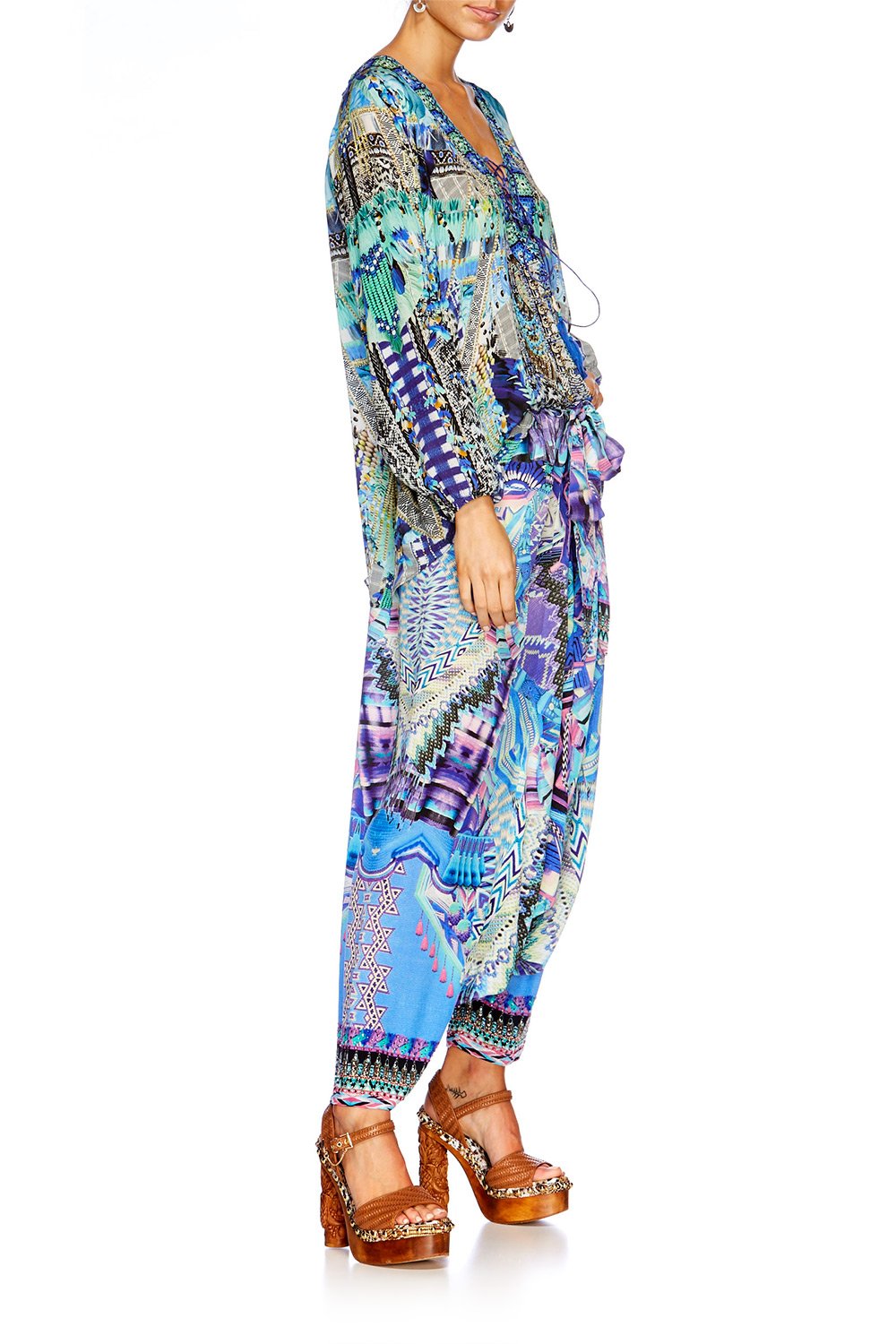 THREADS OF COSMOS HAREM PANTS