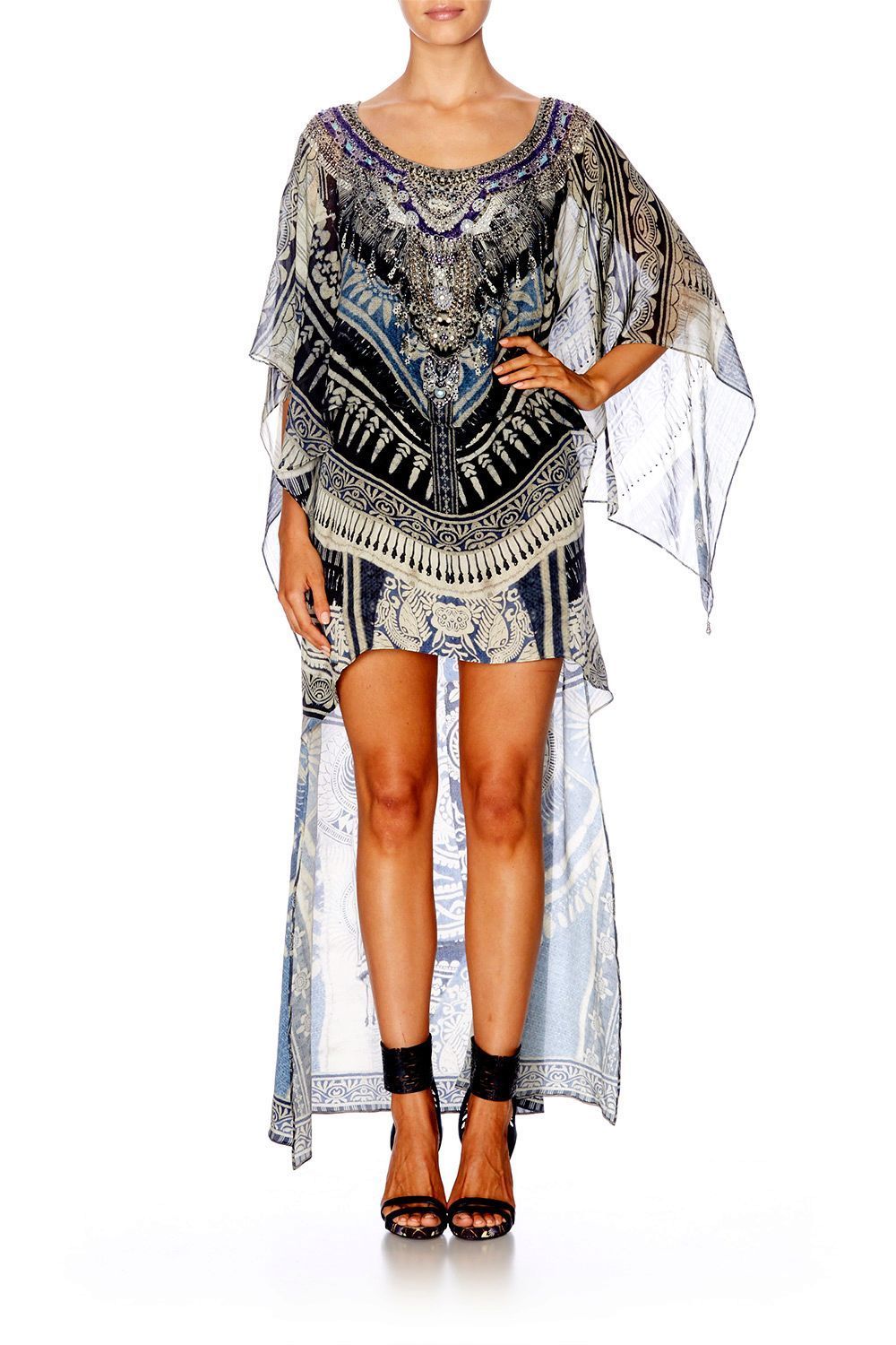 TALES OF BATIK DOUBLE LAYER SHORT KAFTAN