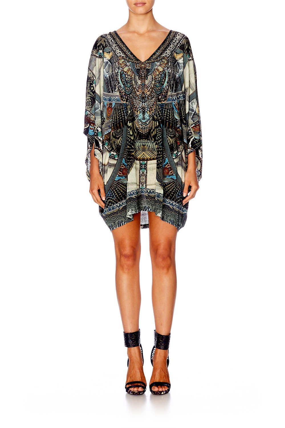 GIRL ON THE WING BAT SLEEVE DRESS