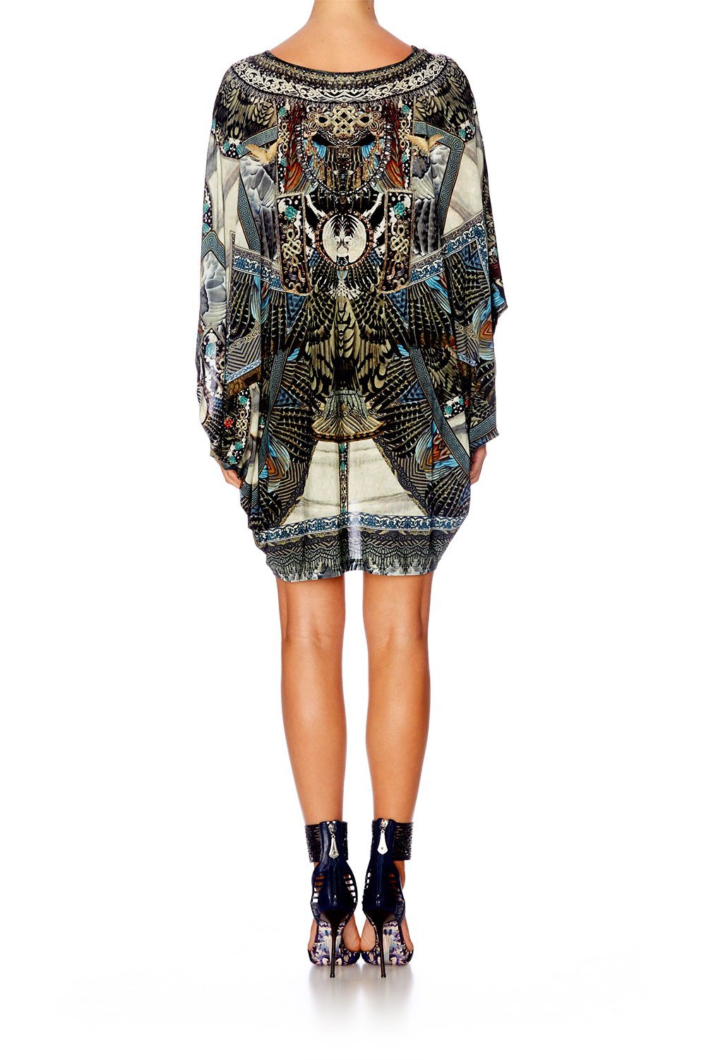 GIRL ON THE WING BAT SLEEVE DRESS