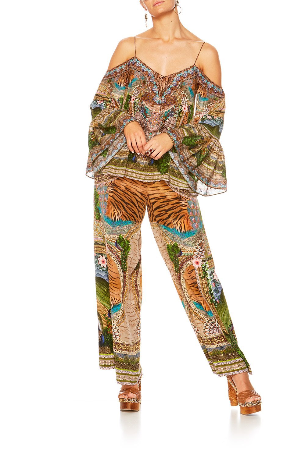 A WOMANS WISDOM DROP SHOULDER TOP