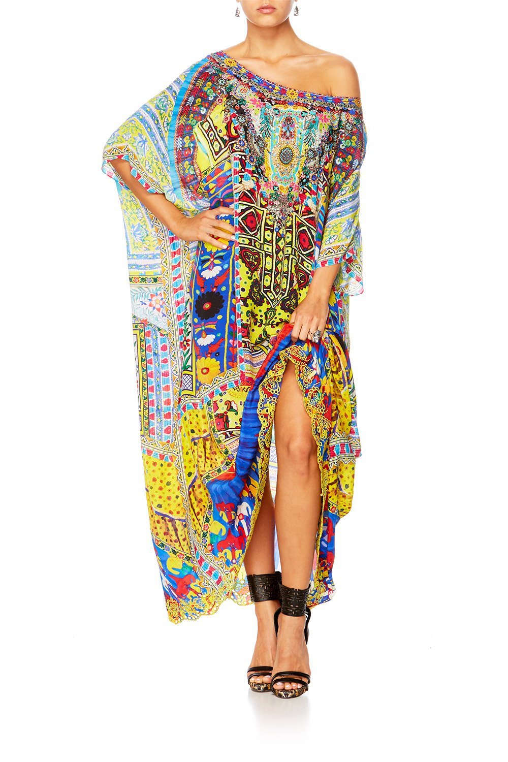 INSIDE MY MIND ROUND NECK KAFTAN