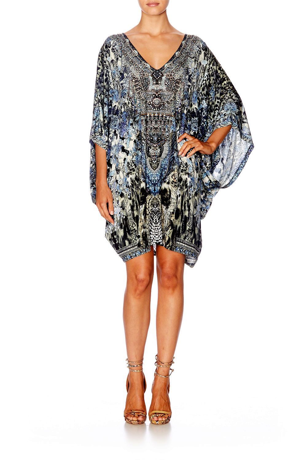 HUSH HUSH BAT SLEEVE DRESS