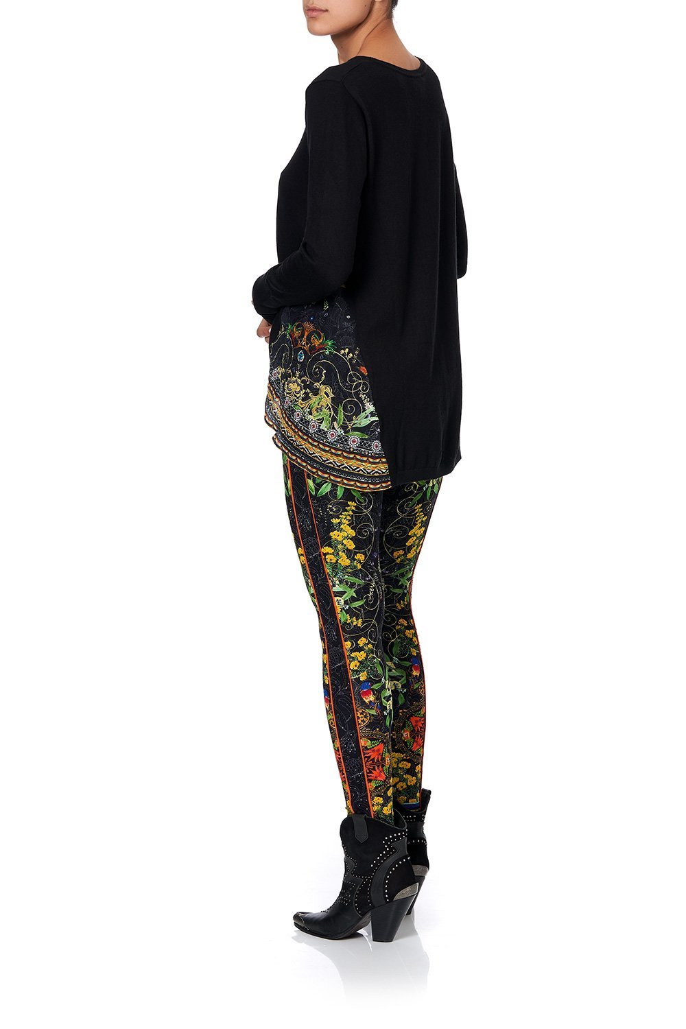 SILK GODET KNIT JUMPER BLACKHEATH BETTY