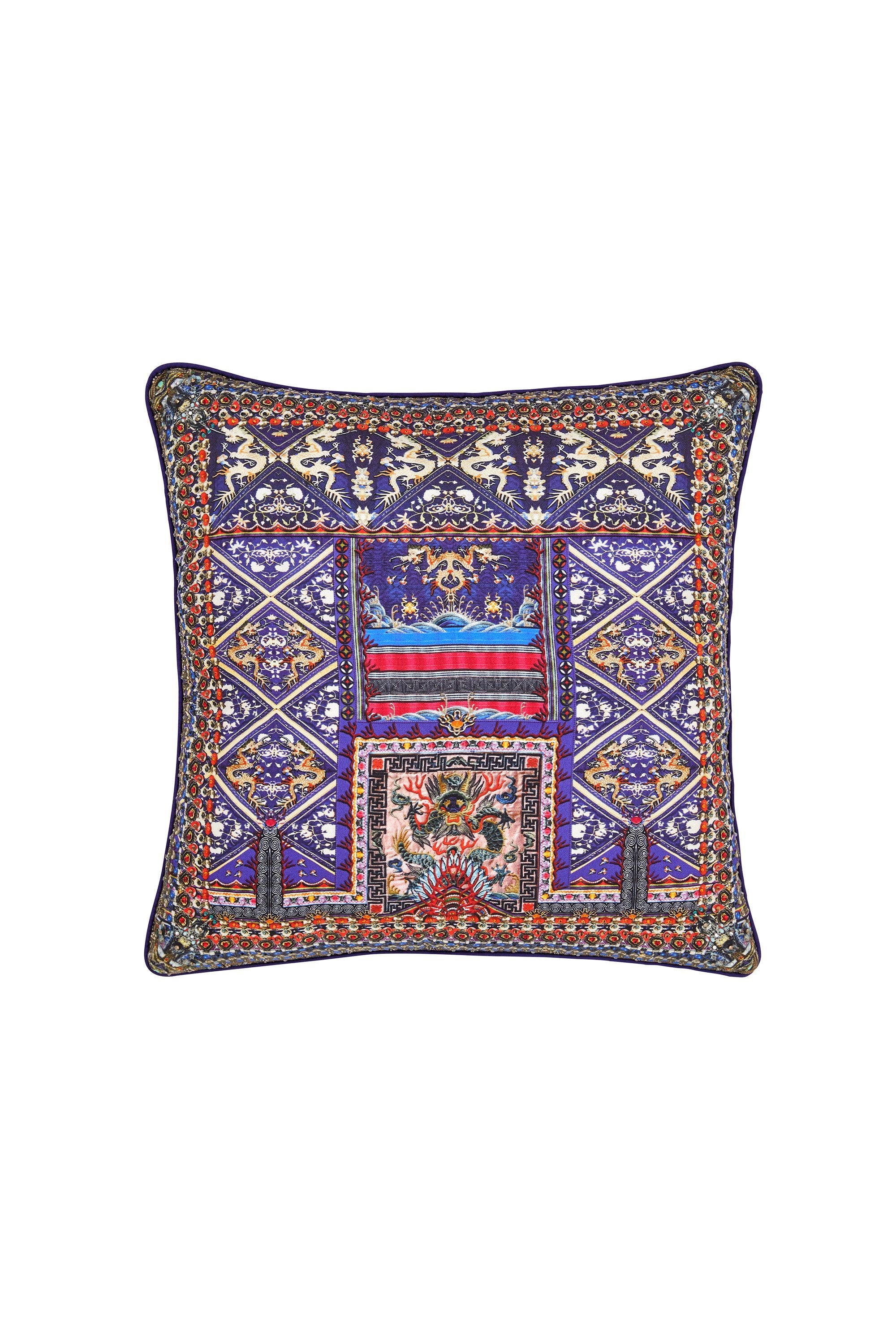 STITCH OF TIME SMALL SQUARE CUSHION