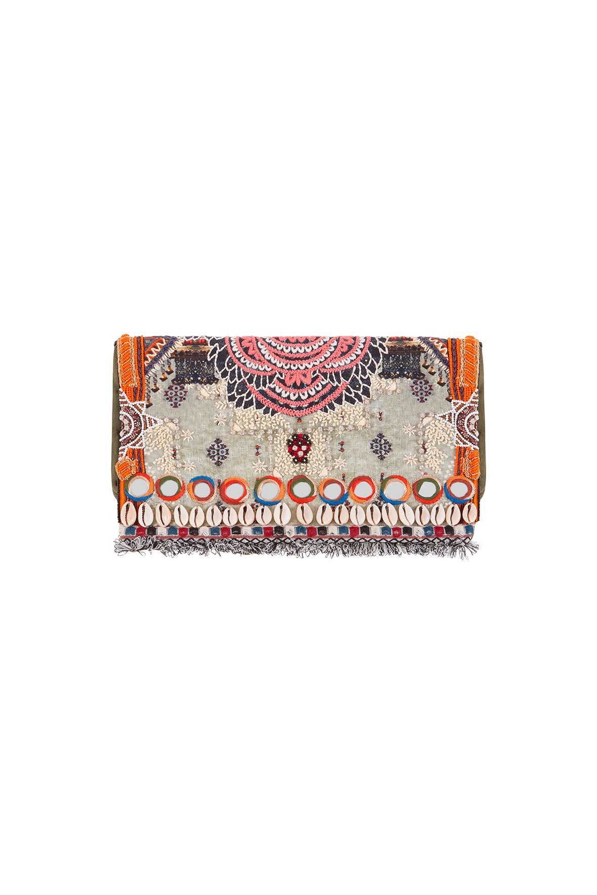 THE CARAVAN EMBELLISHED CLUTCH