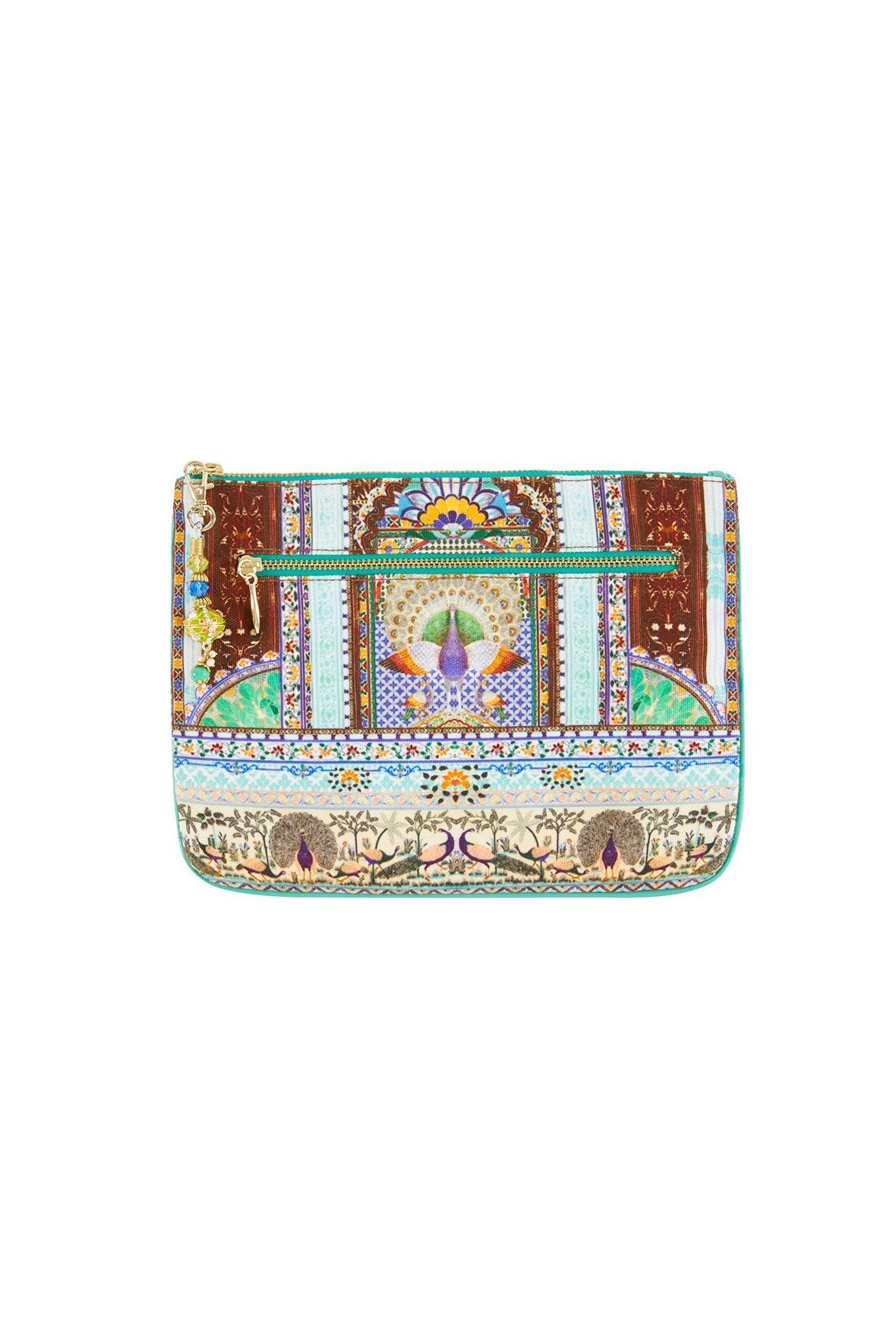 THE KING AND I SMALL CANVAS CLUTCH