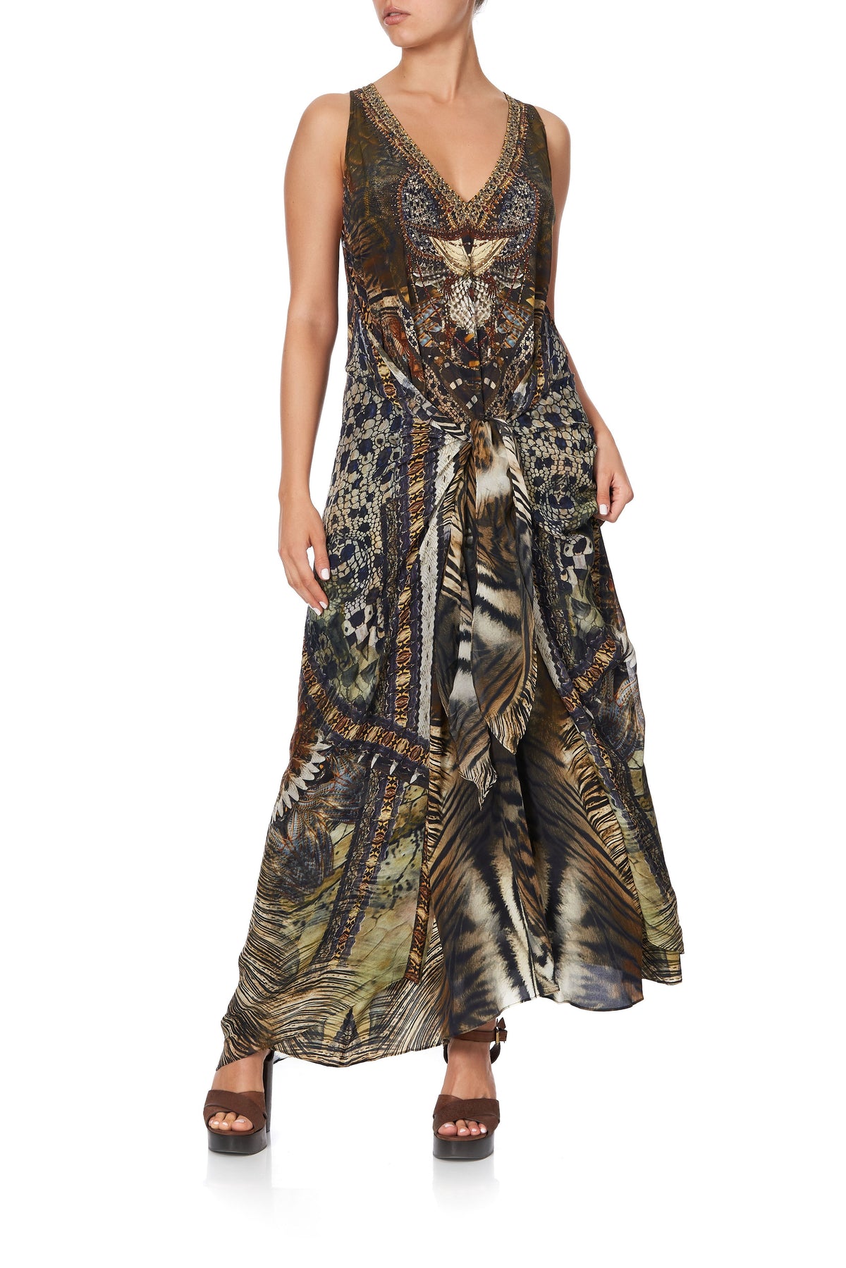 TIE FRONT MULTIWEAR DRESS KAKADU CALLING