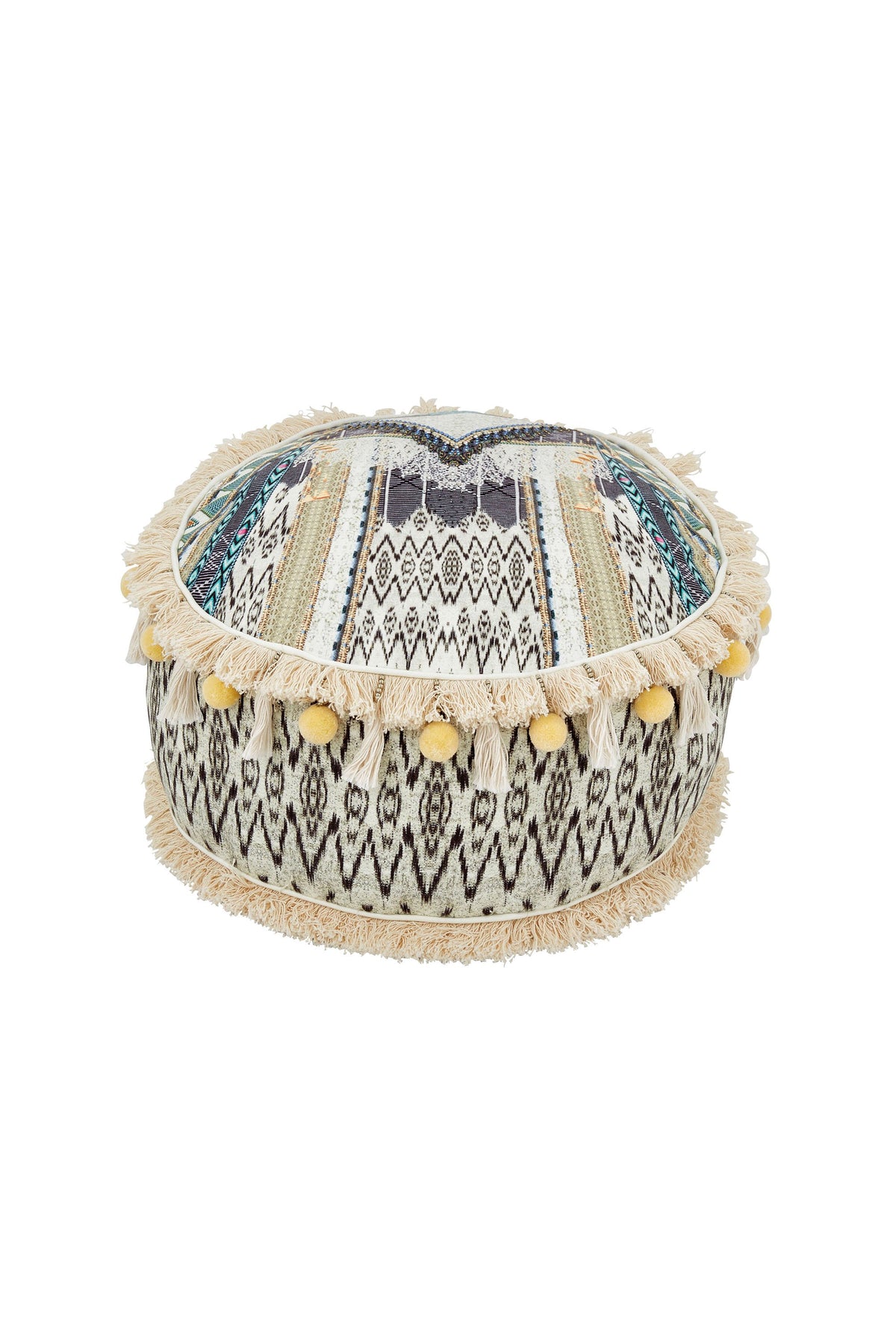 WEAVE ON OTTOMAN CUSHION