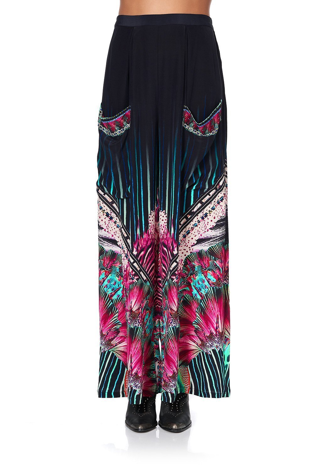 WIDE LEG TROUSER WITH FRONT POCKETS RAINBOW EYES